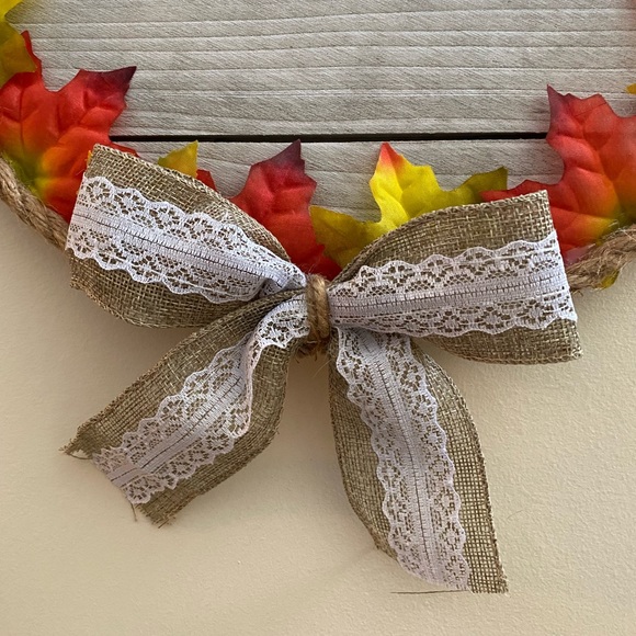 “Harvest” Wreath Wall Hanging - Picture 3 of 4